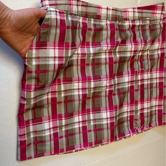 IZOD Barbie core Golf short lined skirt/skort w/side zip & pockets Sz-10 U20 - Picture 7 of 8